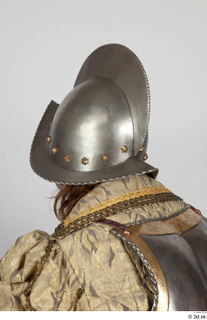  Photos Medieval Guard in plate armor 2 Historical Medieval soldier head helmet plate armor 0004.jpg